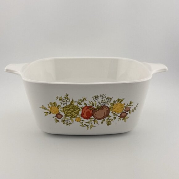 Vintage Corning Ware Spice Of Life P-43-B Casserole Dish 2-3/4 Cup - No Lid - Picture 3 of 7